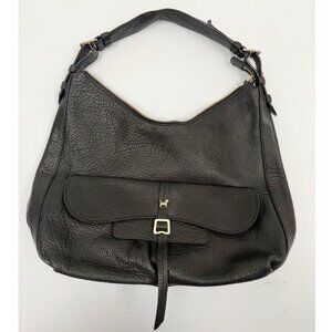 Radley London Genuine Pebbled Leather Black Shoulder Bag